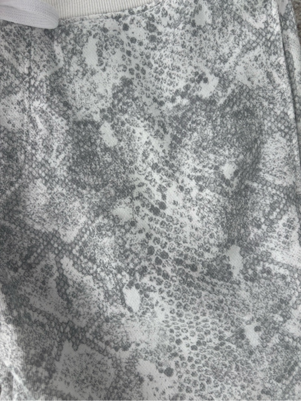 Alternative Gray & White Snake Print Joggers - Picture 3 of 6